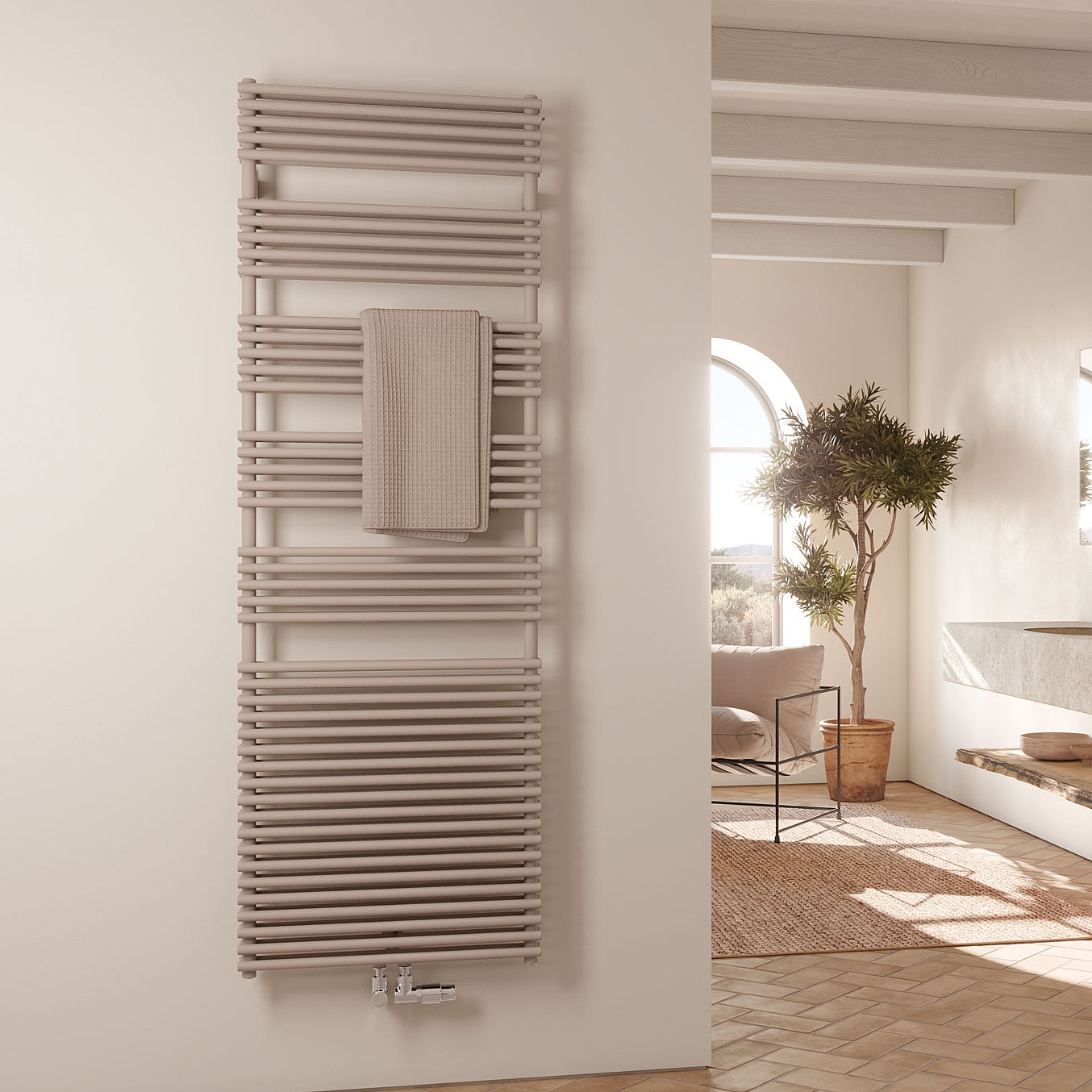 New Bagnotherm – классический дизайн-радиатор, современный и легкий.