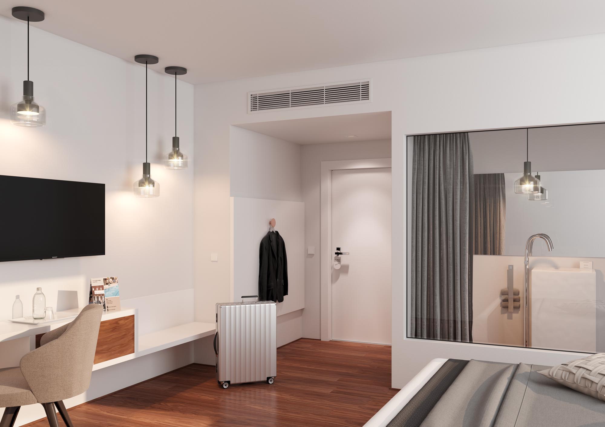 Arbonia Kanalgeräte FanCoils - Raumtemperierung für Hotels und Hotelzimmer