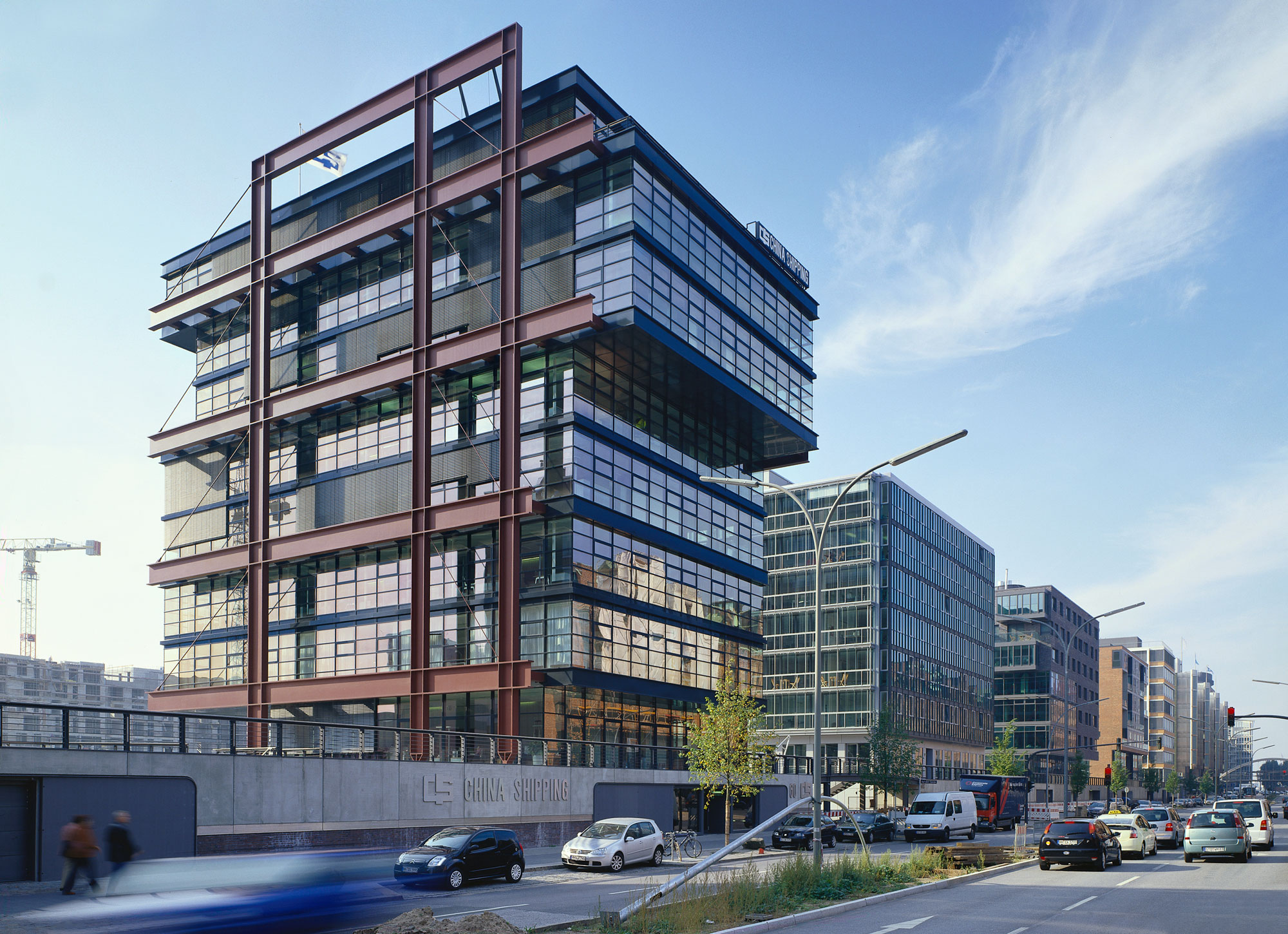 Bürogebäude China Shipping Hamburg - Referenz von Arbonia