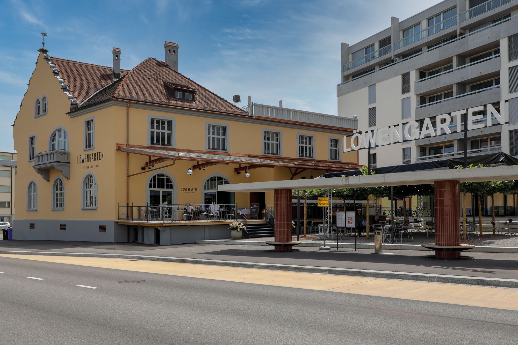 Restaurant Löwengarten in Rorschach - Referenz von Arbonia