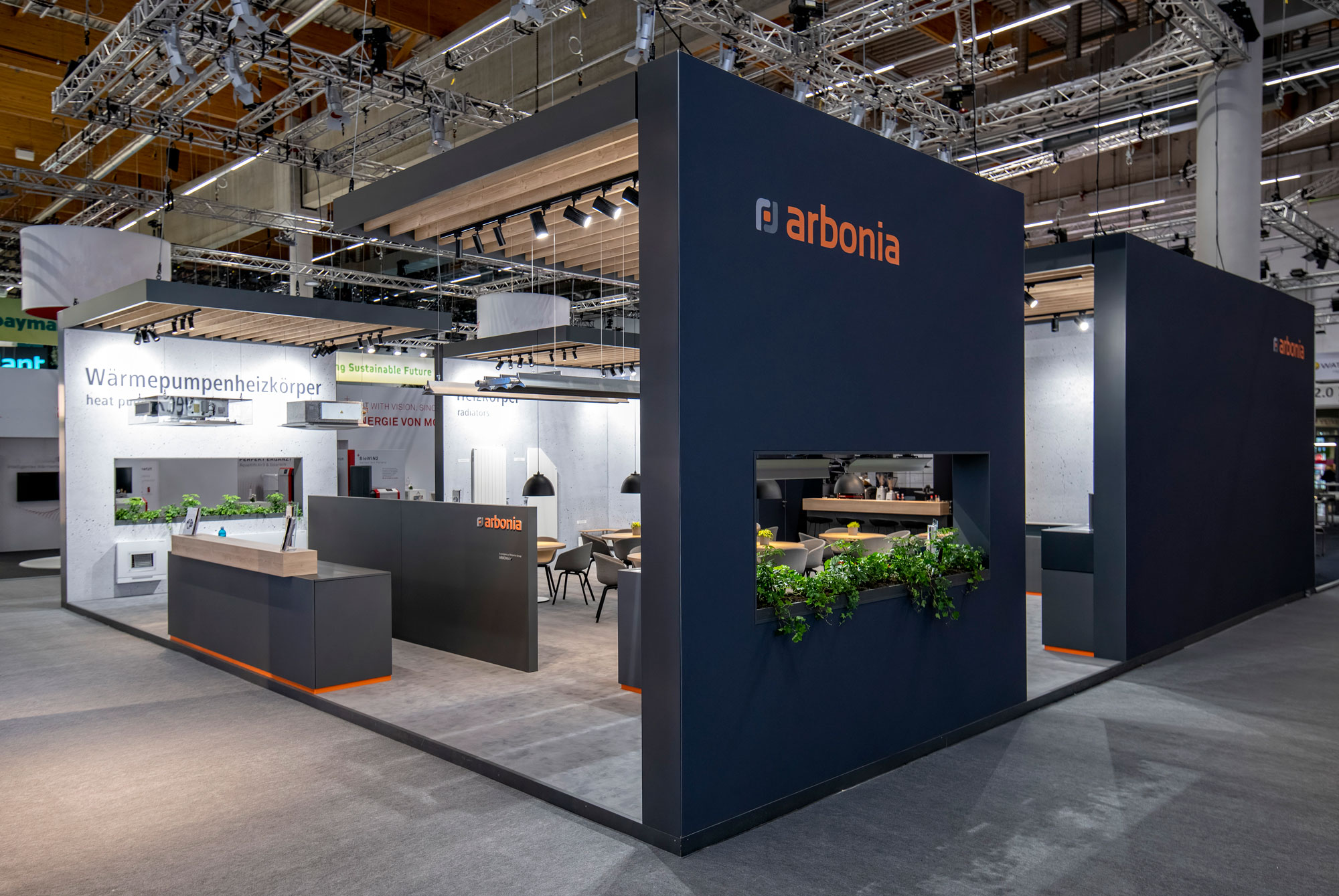 Arbonia exhibition stand Exhibition stand from Arbonia