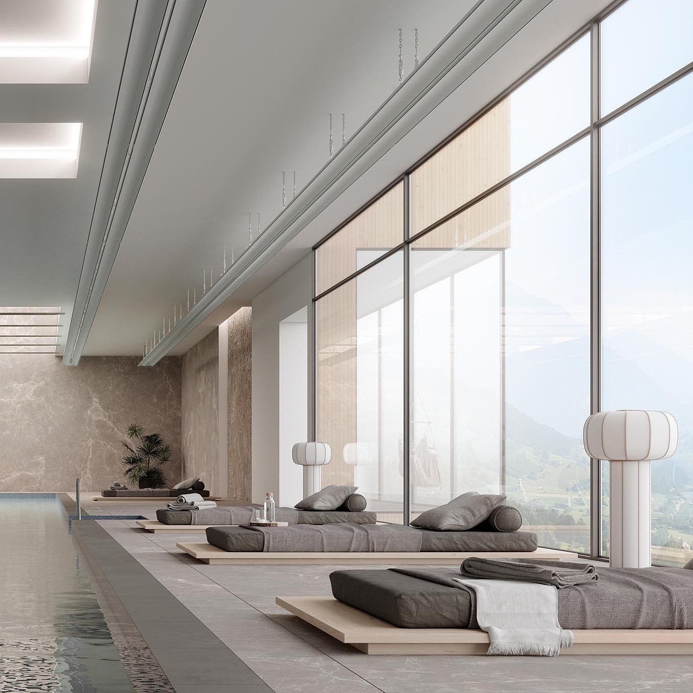 Deckenstrahlprofile Cross sorgen für gutes Raumklima in Schwimmhallen und Bädern