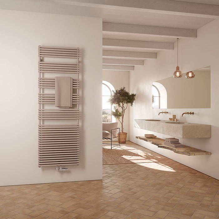 New Bagnotherm – классический дизайн-радиатор, современный и легкий.