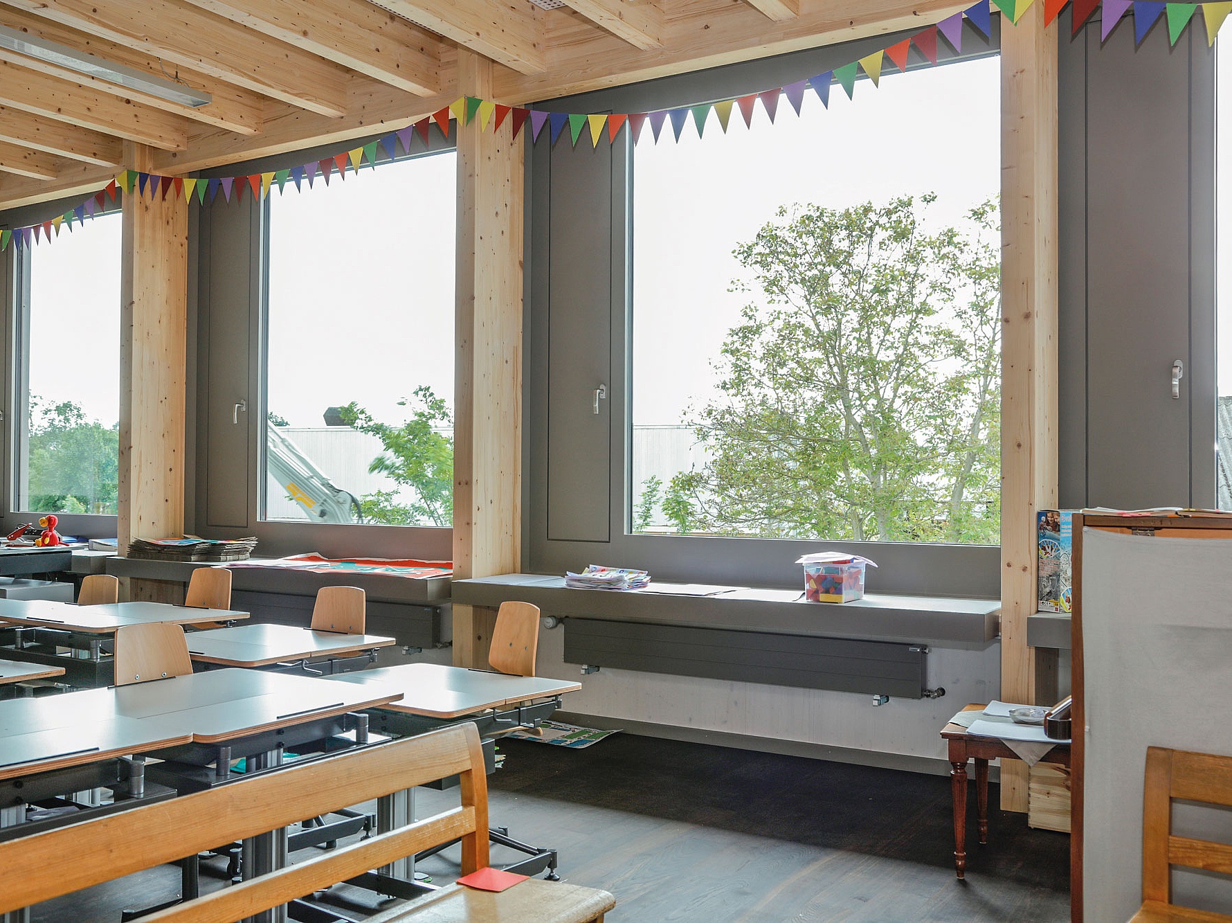 Röhrenradiatoren von Arbonia in der Primarschule Thundorf