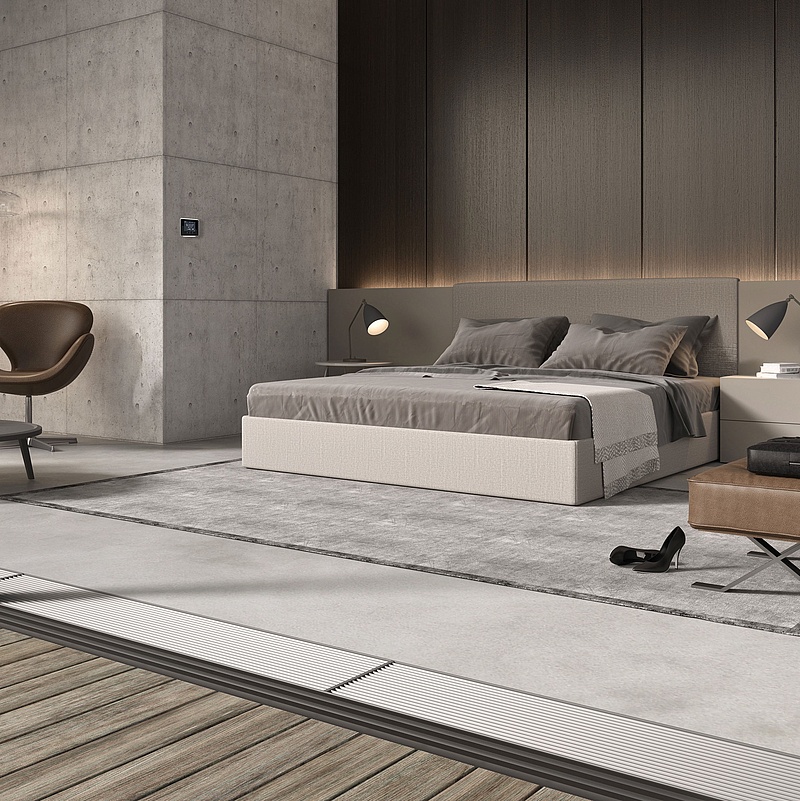 Convecteurs sous plancher Ascotherm avec régulation moderne