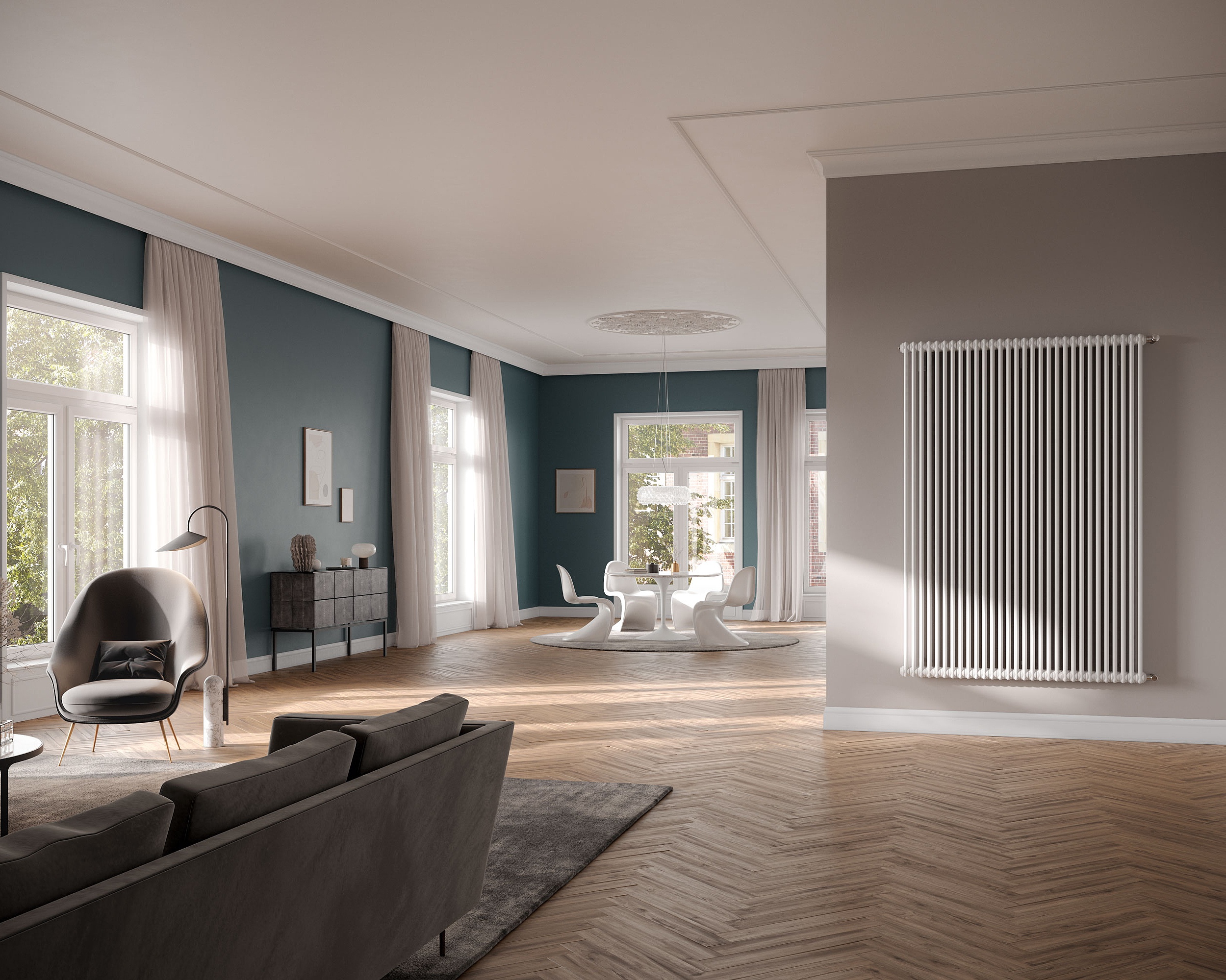 Arbonia column radiators as a solution for old buildings and refurbishment