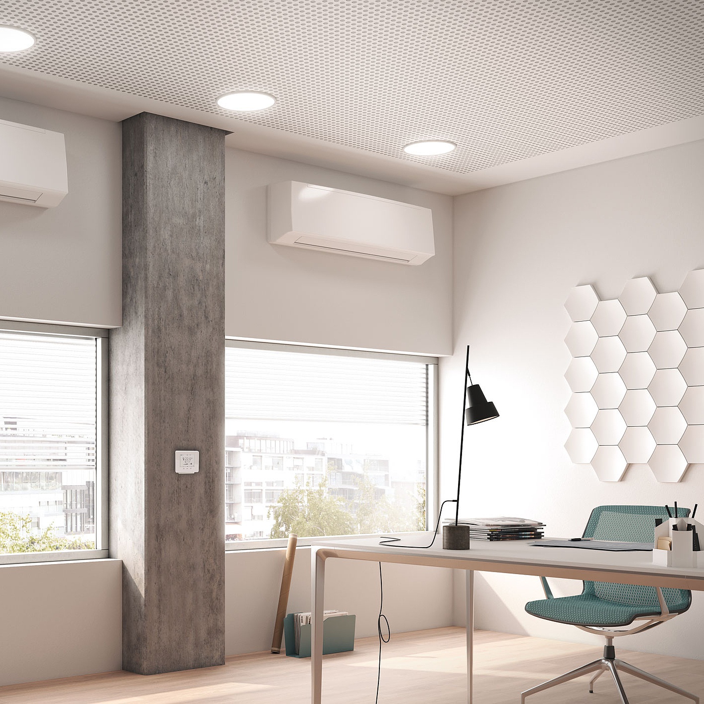 Wall-mounted unit fan coil Condiline Arbonia – temperature control in offices and at home