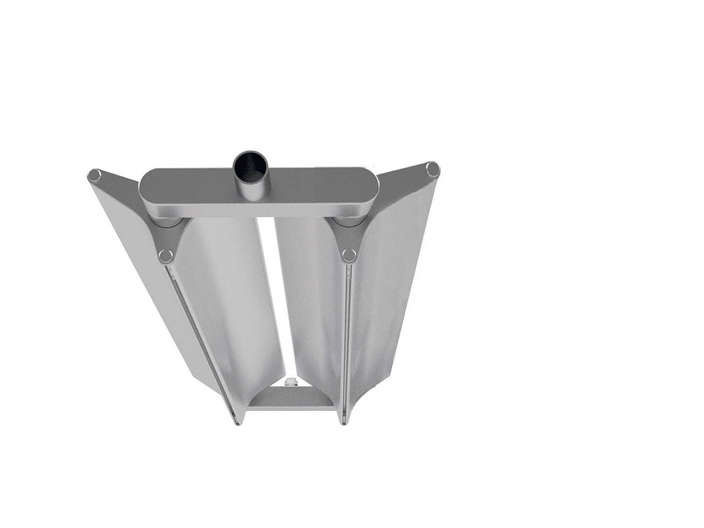 Cross radiant ceiling profiles 2-piece cascade Cross radiant ceiling profiles 2-piece cascade