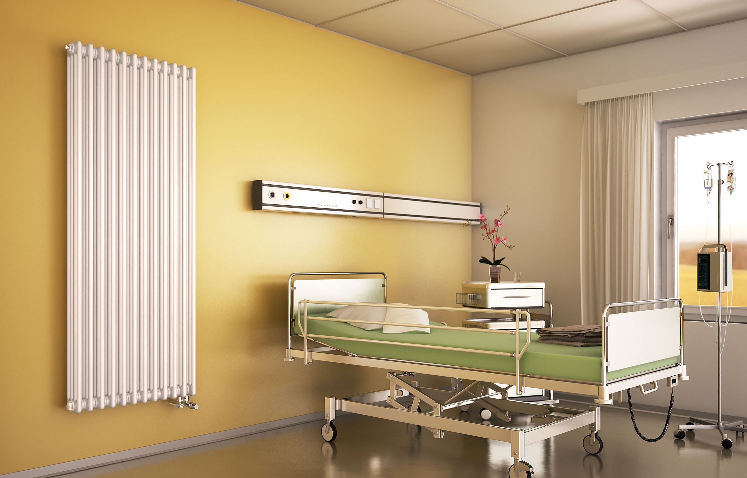 Sano Röhrenradiatoren bieten sich als Lösung in medizinischen Einrichtungen an