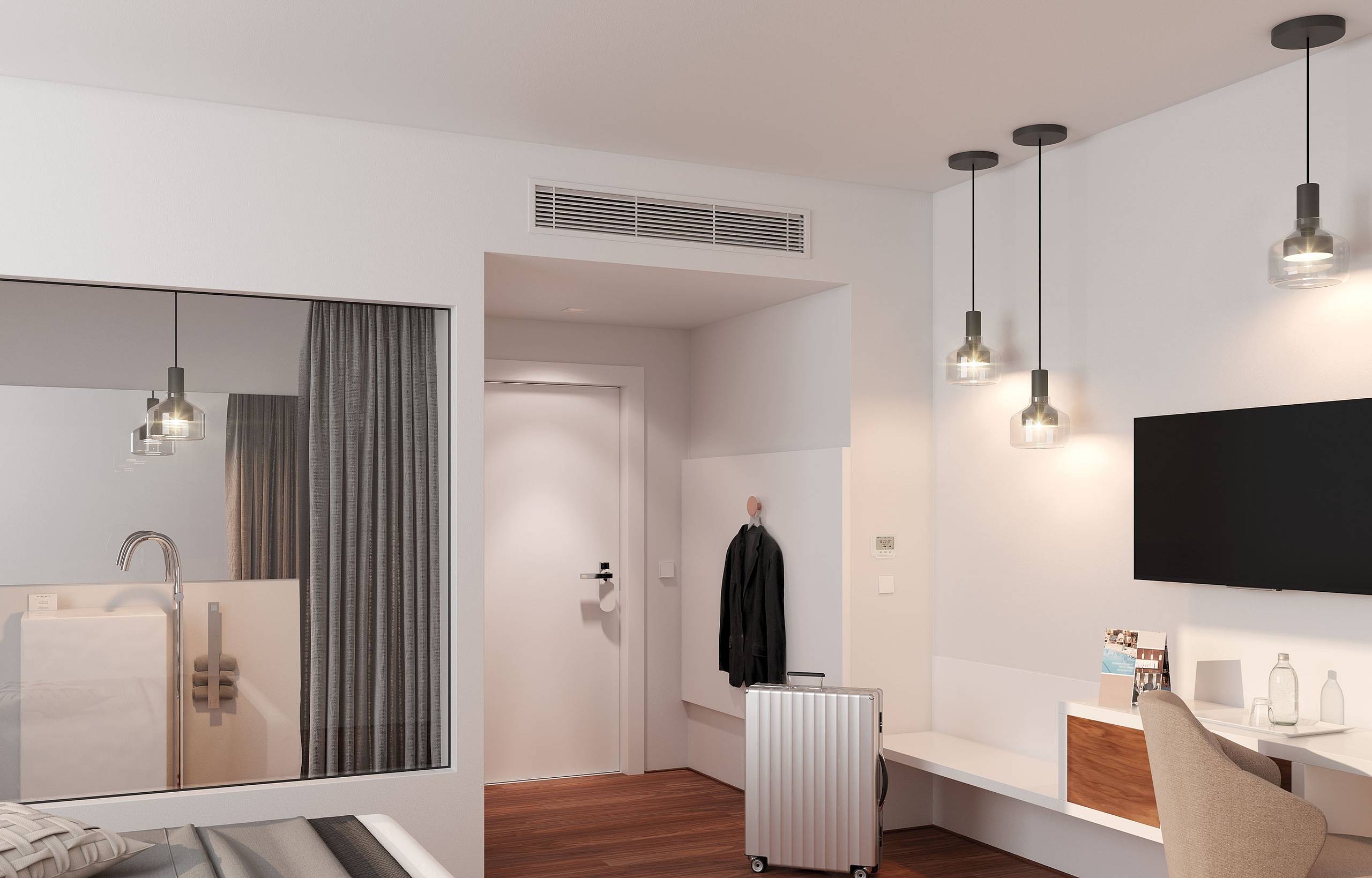Фанкойлы Arbonia – канальное оборудование в качестве решения для отелей и гостиничных номеров